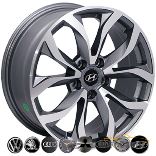 Диски Replica Volkswagen Z459 DGMF R17 W7.5 PCD5x112 ET40 DIA66.6